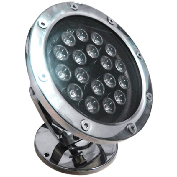 Прожектор для фонтана Aquaviva (18LED 18 Вт 12/24 В) RGB IP68