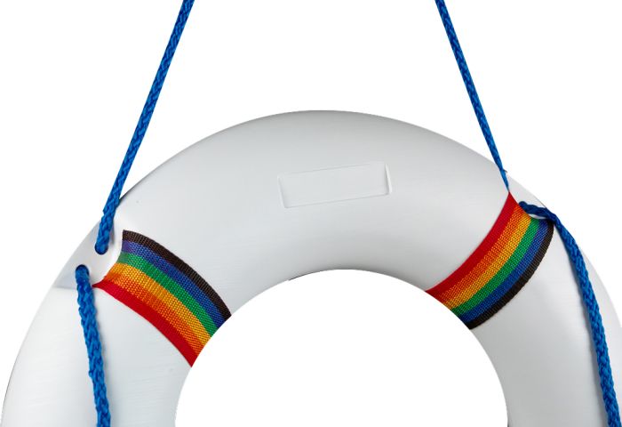 Спасательный круг Aquajoy, пластиковый