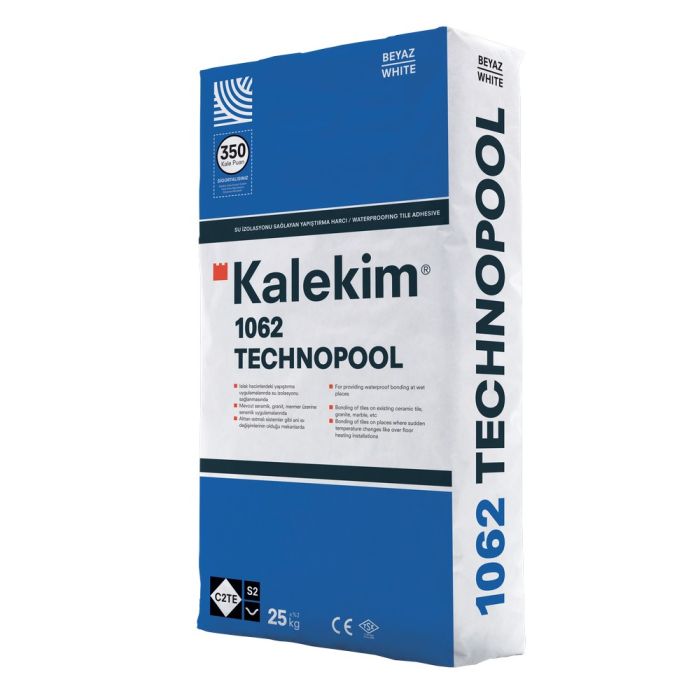 Клей для плитки с гидроизолирующими свойствами Kalekim Technopool 1062, C2TE S2 (25 кг)