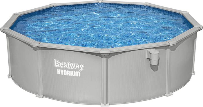 Сборный бассейн Bestway Hydrium 56384 (460х122 см) с песочным фильтром, лестницей и тентом