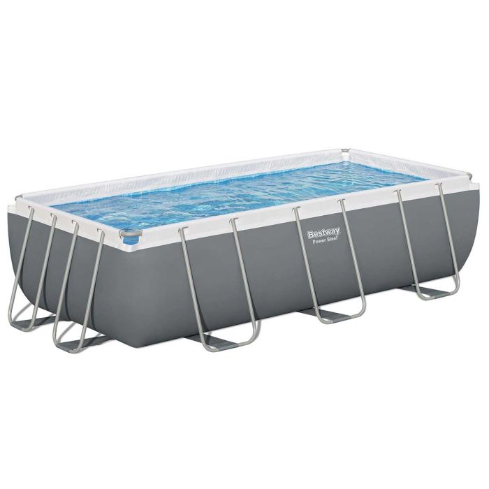 Каркасный прямоугольный бассейн Bestway 56441 (404х201х100 см) с картриджным фильтром и лестницей