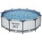 Каркасный бассейн Bestway 56418 (366х100 см) с картриджным фильтром и лестницей