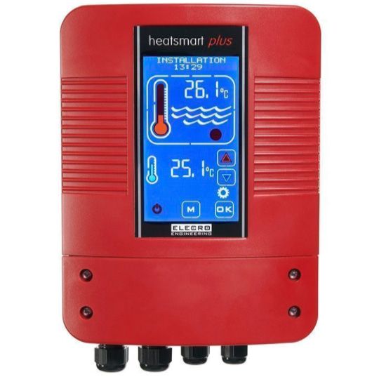 Цифровой контроллер Elecro Heatsmart Plus теплообменника G2\SST + датчик протока и температуры, управление через Wi-Fi