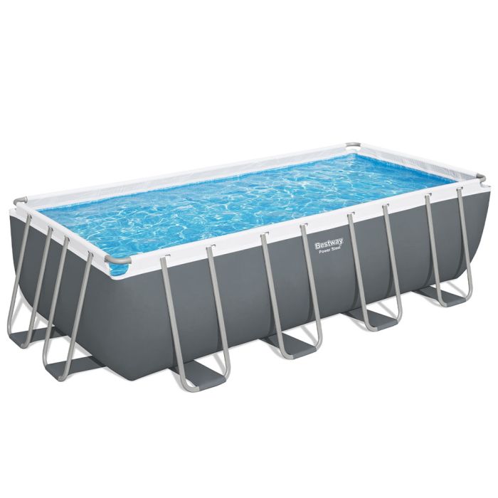 Каркасный бассейн Bestway 56670 (488х244х122 см) с картриджным фильтром, лестницей и тентом