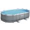 Каркасный бассейн Bestway 56448 Power Steel (488х305х107 см) с картриджным фильтром, лестницей и защитным тентом