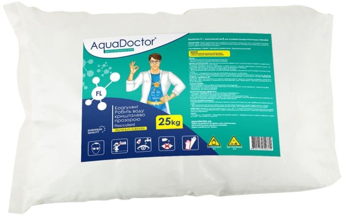 Коагулянт для бассейна AquaDoctor FL 25 кг в гранулах