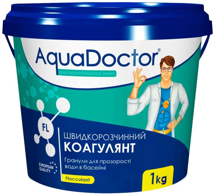 Коагулянт для бассейна AquaDoctor FL 1 кг в гранулах