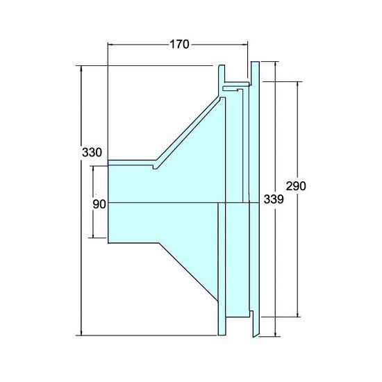 Water intake device Hayward 3303 liner (40 m3/h, 90 mm)