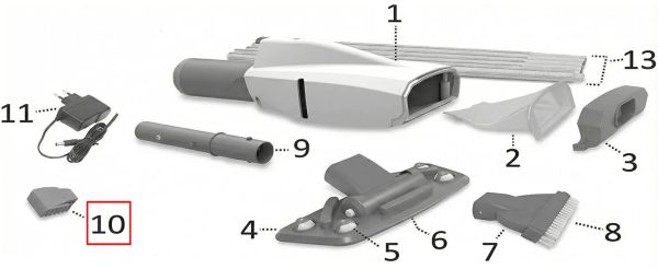 Зарядное устройство Kokido для пылесоса Telsa EV10/15 (база)