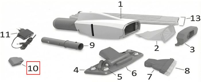 Зарядное устройство Kokido для пылесоса Telsa EV10/15 (база)