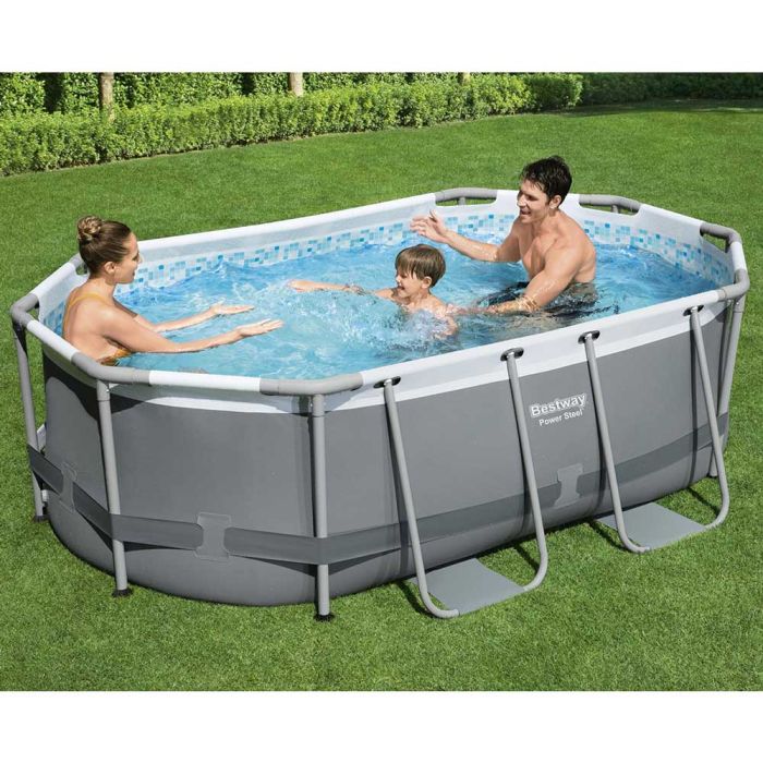 Каркасный бассейн Bestway Power Steel 5614A (305х200х84 см) с картриджным фильтром