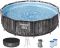 Каркасный бассейн Bestway Wood Style 5614Z (427х107 см) с картриджным фильтром, тентом и лестницей