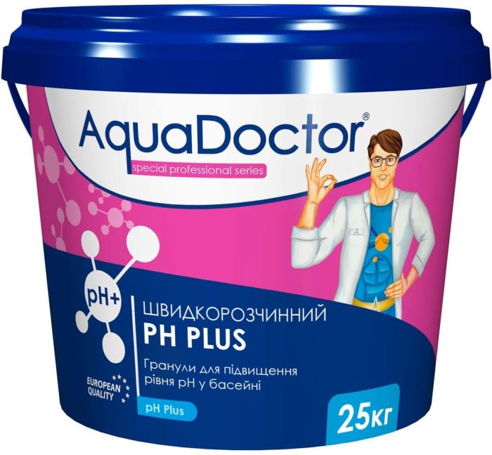 Средство для повышения pH AquaDoctor pH Plus 25 кг в гранулах