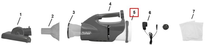 Запасной мотор Water Tech Lithium 7.4 В с зарядным устройством для Catfish