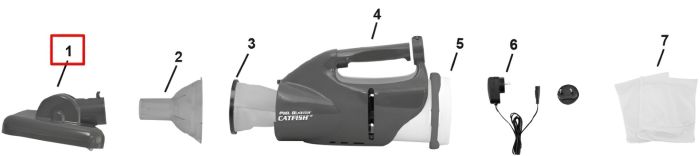 Вакуумная щетка Water Tech в сборе для Catfish