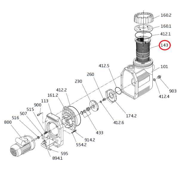 Корзина префильтра Speck BADU Prime (290.1114.300)