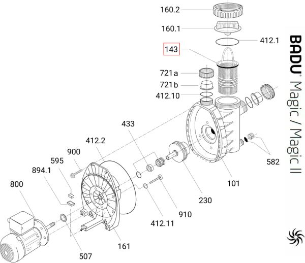 Корзина префильтра Speck BADU MAGIC (292.0114.300)