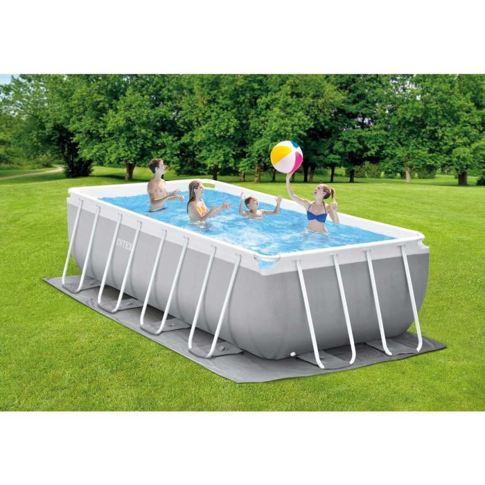 Каркасный бассейн Intex 26792 (488х244х107 см) с картриджным фильтром, лестницей и тентом