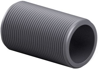 Ниппель ПВХ Effast RERBNE063G резьбовой сплошной, d2"