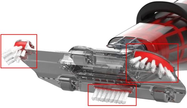 Набор щеток Kokido для пылесоса Voltera EV35/EV56/60 (3 шт.)