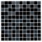 Мозаика стеклянная Aquaviva Сristall Black/Gray