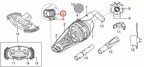Клапан Kokido для пылесоса Telsa EV50CBX