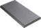 Копинговый камень Aquazone Tuff 250x500x50-25 мм, серый (пористый)