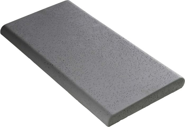 Копинговый камень Aquazone Tuff 250x500x50-25 мм, серый (пористый)