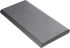 Копинговый камень Aquazone Tuff 250x500x50-25 мм, серый (пористый)