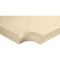Угловой копинговый камень Aquazone Tuff 320x400x50-25 мм, бежевый (пористый)