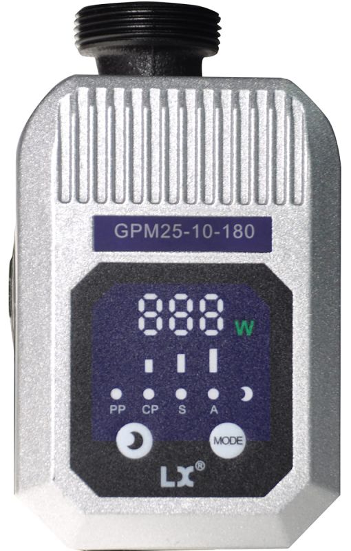 Энергосберегающий циркуляционный насос Aquajoy GPM25-12-180, с частотной регулировкой и управлением ШИМ