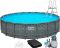 Каркасный бассейн Bestway Grey 561JZ (671х132 см) с песочным фильтром, тентом и лестницей