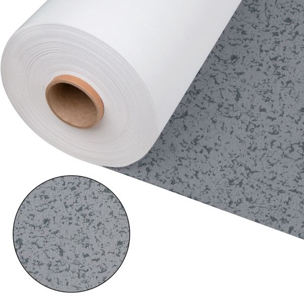 Лайнер Aquaviva Touch Gray Rio Meteorite камень (текстурный) 1.65x20.2 м