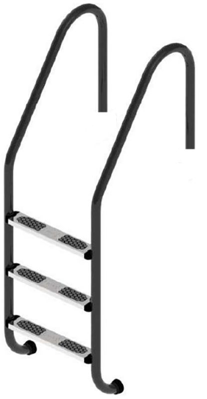 Лестница для бассейна Flexinox Standard Nero (3 ступени) Black, AISI-316L