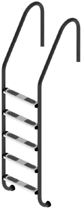 Лестница для бассейна Flexinox Standard Nero (5 ступеней) Black, AISI-316L
