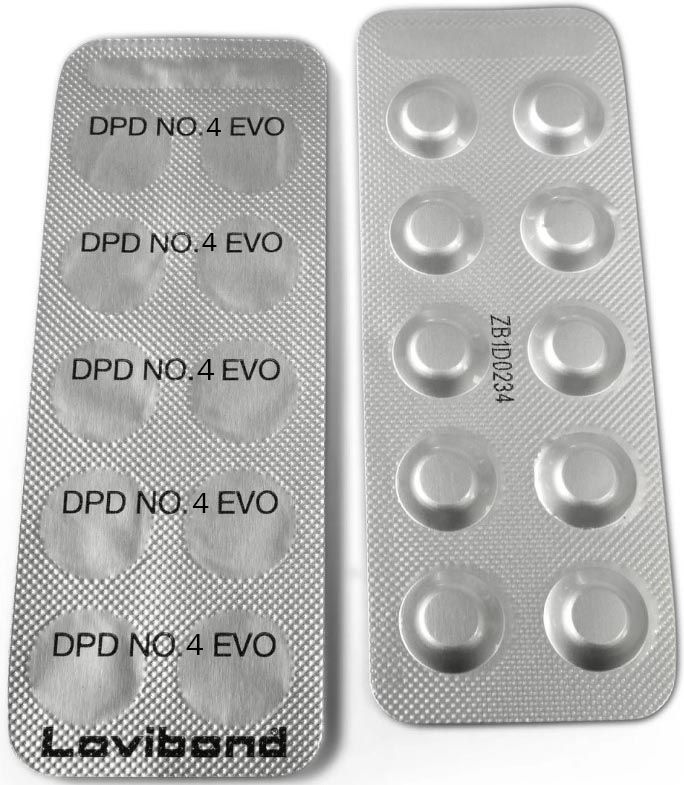 Таблетки для фотометра Lovibond DPD №4 EVO для измерения хлора (10 шт.)