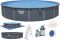 Сборный бассейн Bestway Hydrium 561RP (732х132 см) с песочным фильтром, лестницей и тентом