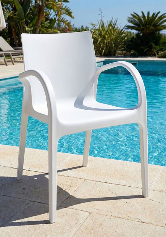 Стул Aquajoy Hektor (585x795 мм), белый