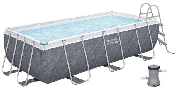 Каркасный бассейн Bestway 56721 (404х201х100 см) с картриджным фильтром и лестницей