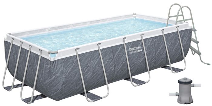 Каркасный бассейн Bestway 56721 (404х201х100 см) с картриджным фильтром и лестницей