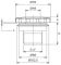 Форсунка стеновая Flexinox 87198042 (4.5 м3/ч) под лайнер, 2"
