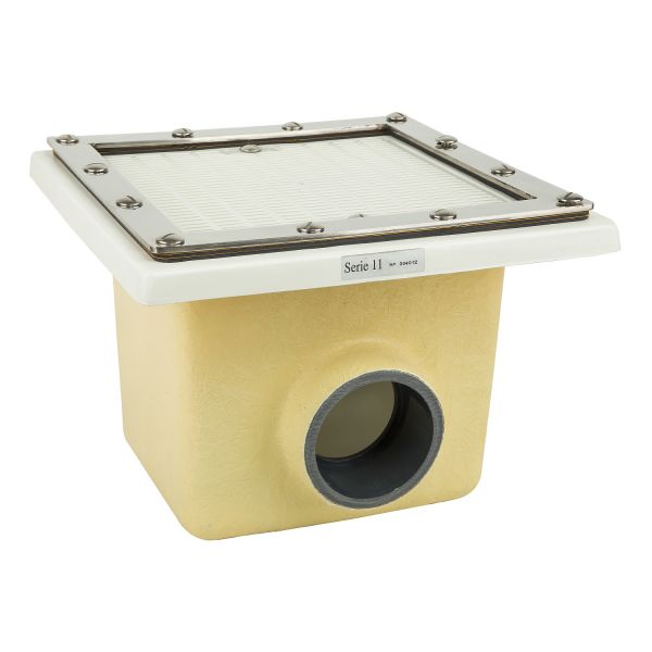 Bottom drain Kripsol SPP91.B\PVC 355 C90 under the liner