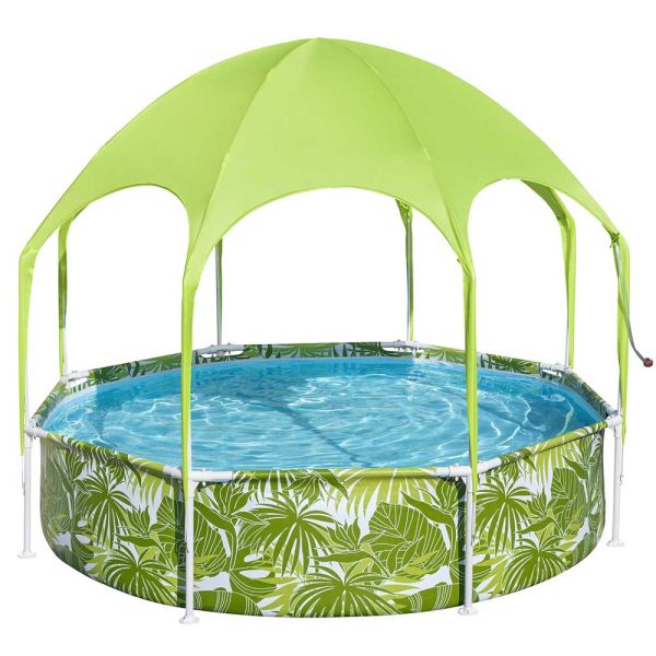 Детский каркасный бассейн Bestway 56432 (244х51 см) с тентом