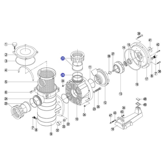 Муфта насоса Kripsol KAN - RPUM2425.02R / RBH0015.03R, 110 мм 