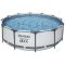 Каркасный бассейн Bestway 56420 (366х122 см) с картриджным фильтром, тентом и лестницей