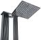 Душ солнечный Aquaviva Hybride Dada Straight алюминиевый с мойкой для ног, антрацит DS-D463NX, 40 л