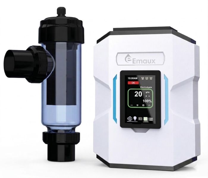 Хлоргенератор Emaux CyberSync Pool Station CS-A20 (60 м³, 20 г/год) с функцией управления бассейном