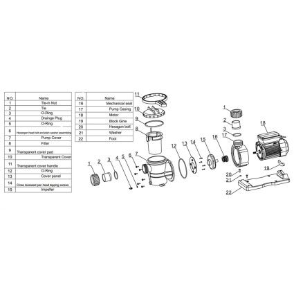 Насос AquaViva LX STP35M  (220В, 5 м3/ч, 0.35 HP)