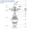 Клапан Emaux высокого давления с упл. кольцом 1.0" для крана MPV-06 89281202
