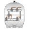 Пятикрановая обвязка Hayward HCB2504UN, 250 мм